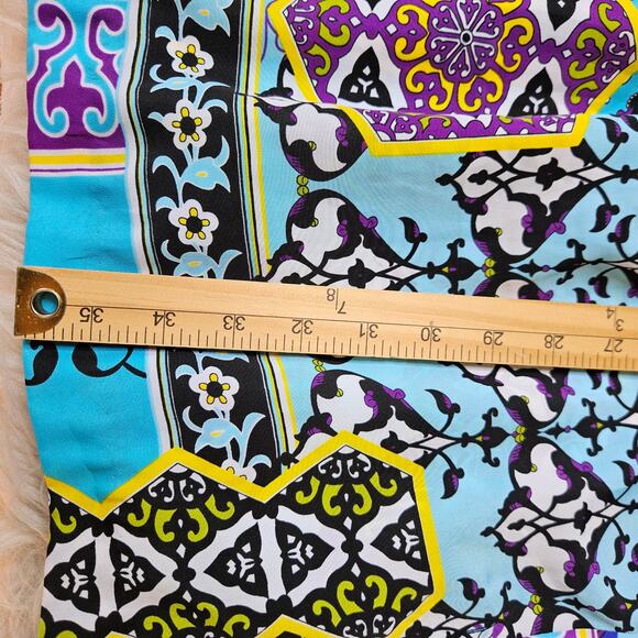 CACHE Brightly Colored Summer Spring Blouson Dress Size Small Vacation Resort - Picture 9 of 9